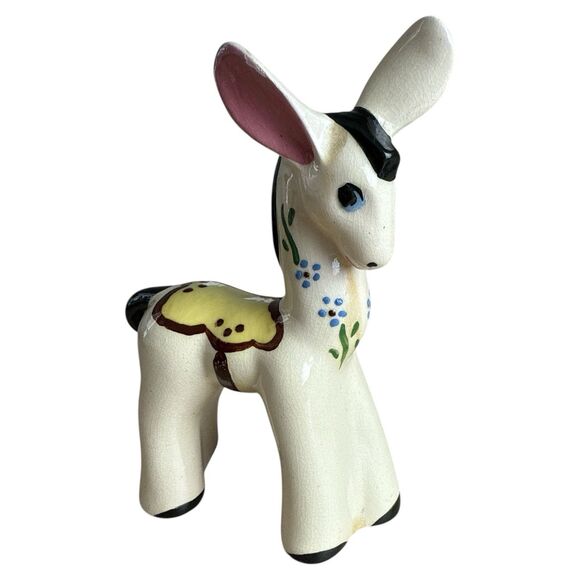 MCM Vintage Dee Lee Donkey California Pottery Figurine Retro Ceramic - Picture 2 of 8